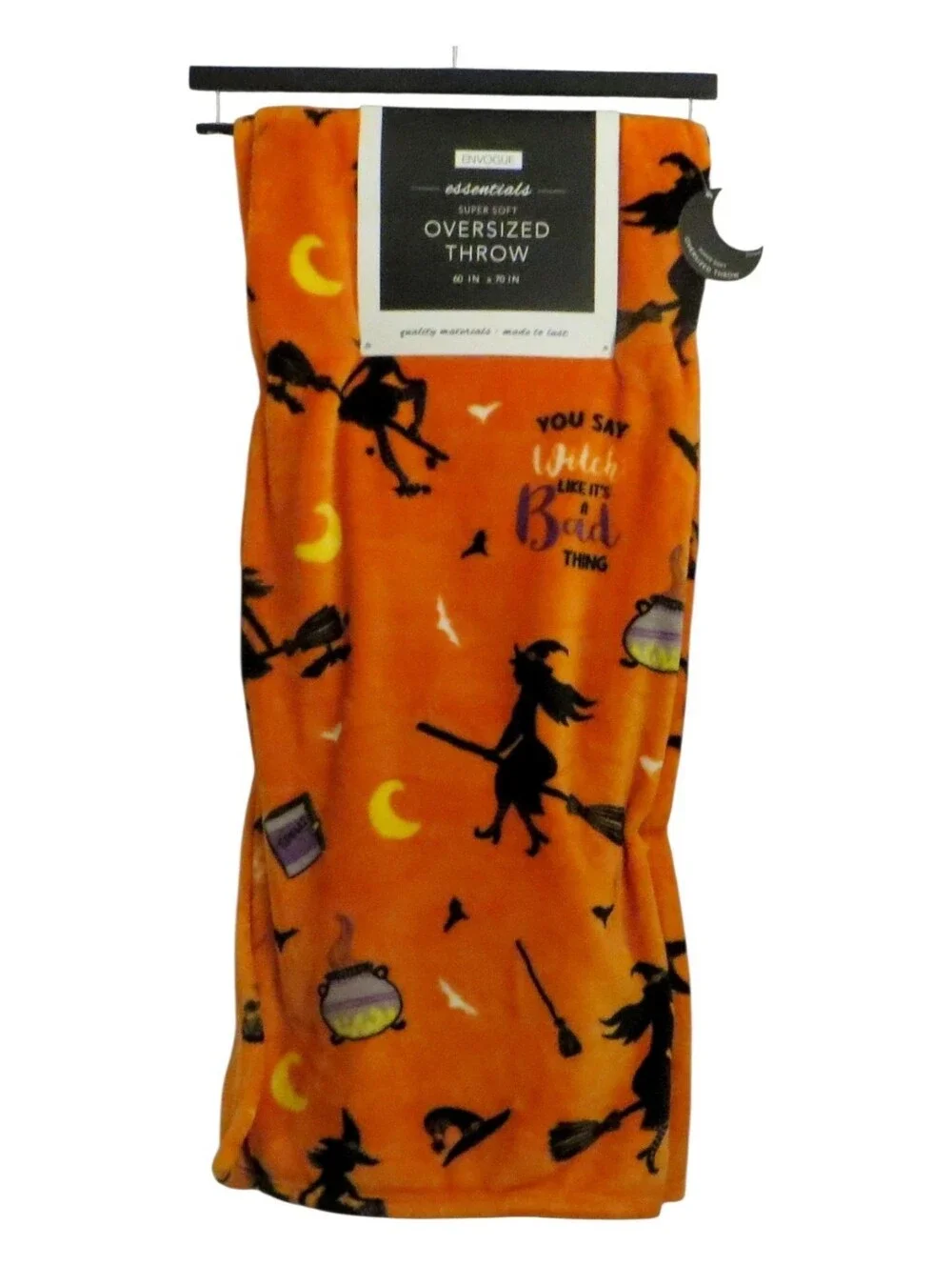 En Vogue Essentials Halloween You Say Witch Like It's A Bad Thing Throw Blanket